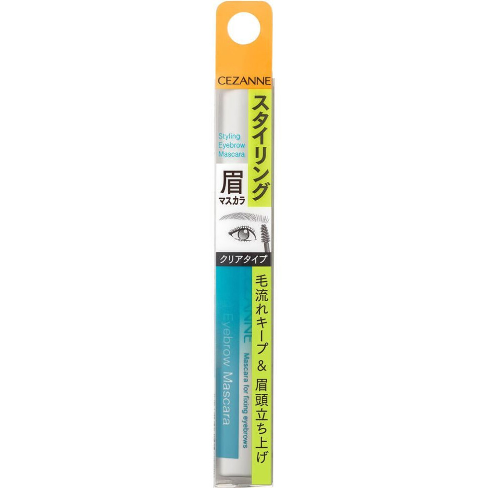 CEZANNE Sezanne Styling Eyebrow Mascara 00 Clear Eye makeup Eyebrows To use] Comb along the hairline of the eyebrows to tame the hairs. Apply in a man