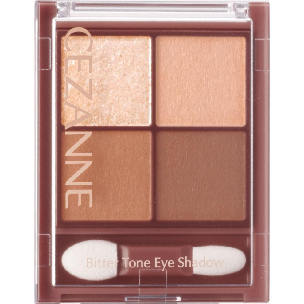 Cezanne Sezanne Bitter Tone Eyeshadow 03 Biscuit Brown Eye Makeup Eye Color & Eye Shadow Spread The Upper Right Color Over The Entire Eyelid And T