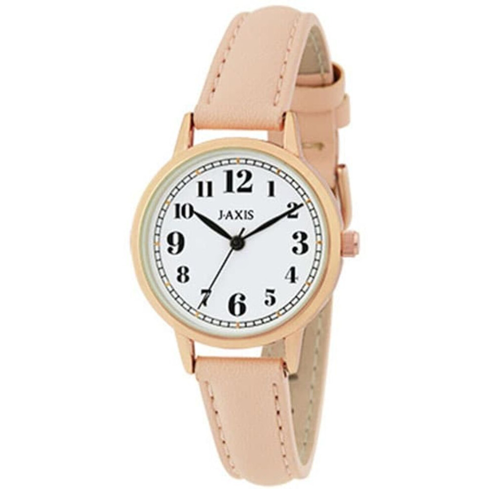 J-AXIS Unisex AL1352-PI (Sun Flame) Round Watch Analog