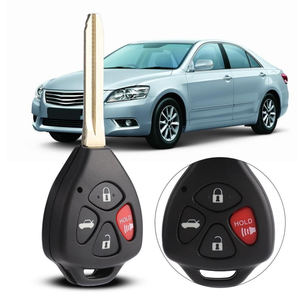 4 Button Car Remote Key Fob Case Shell Cover Fit For Toyota 4runner Camry Matrix Venza