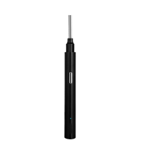 (Noir) Otoscope Wifi à lentille ultra-mince, caméra HD pour cure-oreille, endoscope visuel pour adultes
