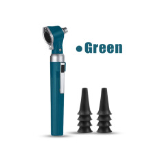 (Green) Professional Portable Ear Care Examination Otoscopio Eardrum Endoscope Direct Otoscope Health