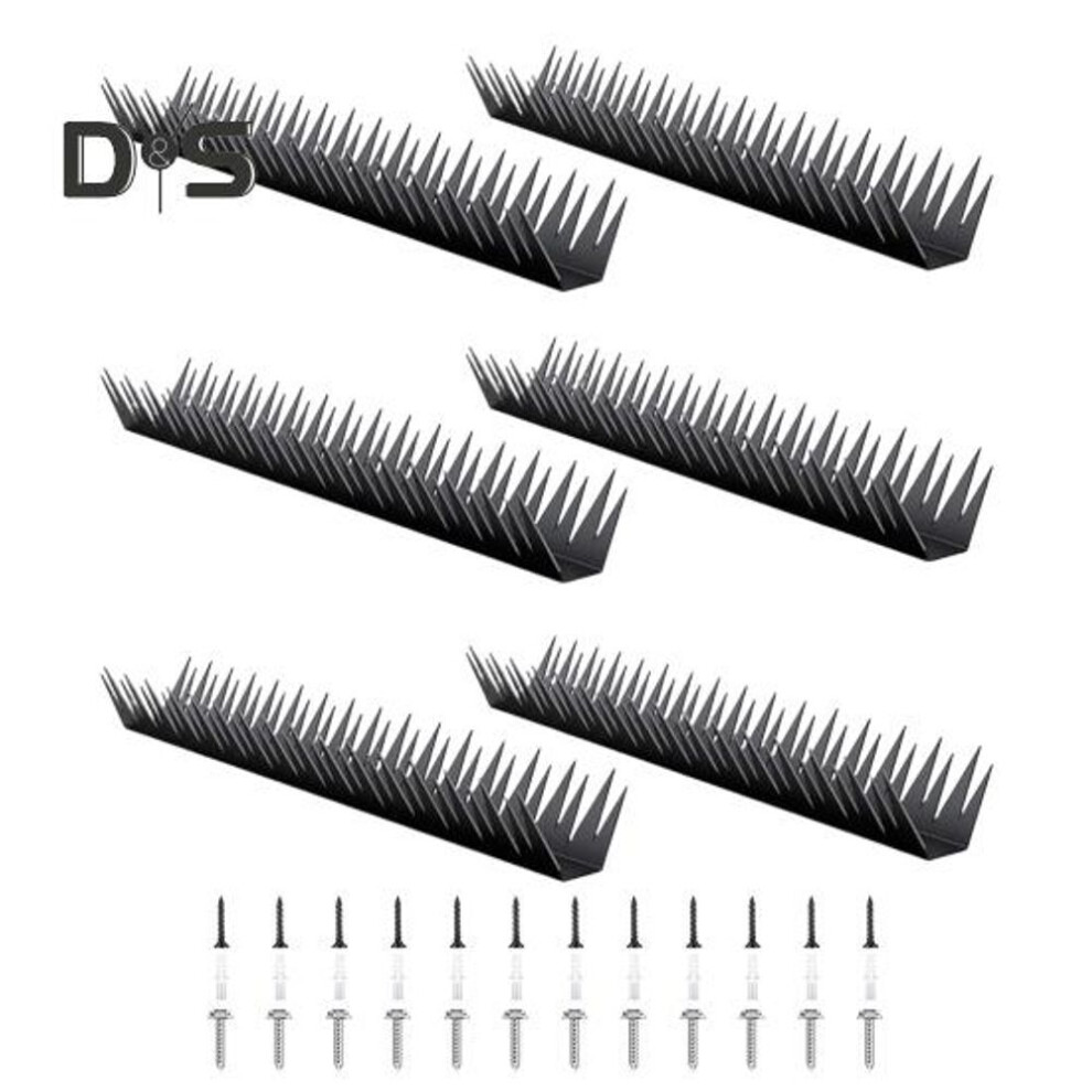 6 Pcs Anti-climb Fence Spikes Heavy Duty Metal Security Spikes Animal Deterrent Spikes For Home And Garden Fences Intruder And Thief Deterrent
