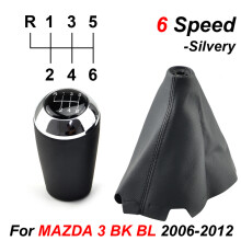 (Silber 6-Gang B) 5/6-Gang-Schaltknauf MAZDA 3 BK BL 5 CR CW 6 II GH CX-7 ER MX-5 NC III MT