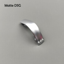 (Matt DSG) Chrom Matt Leder Schaltknauf Schalthebel Seitendeckel ID VW Golf 6 7 R GTI Passat B7 B8 CC
