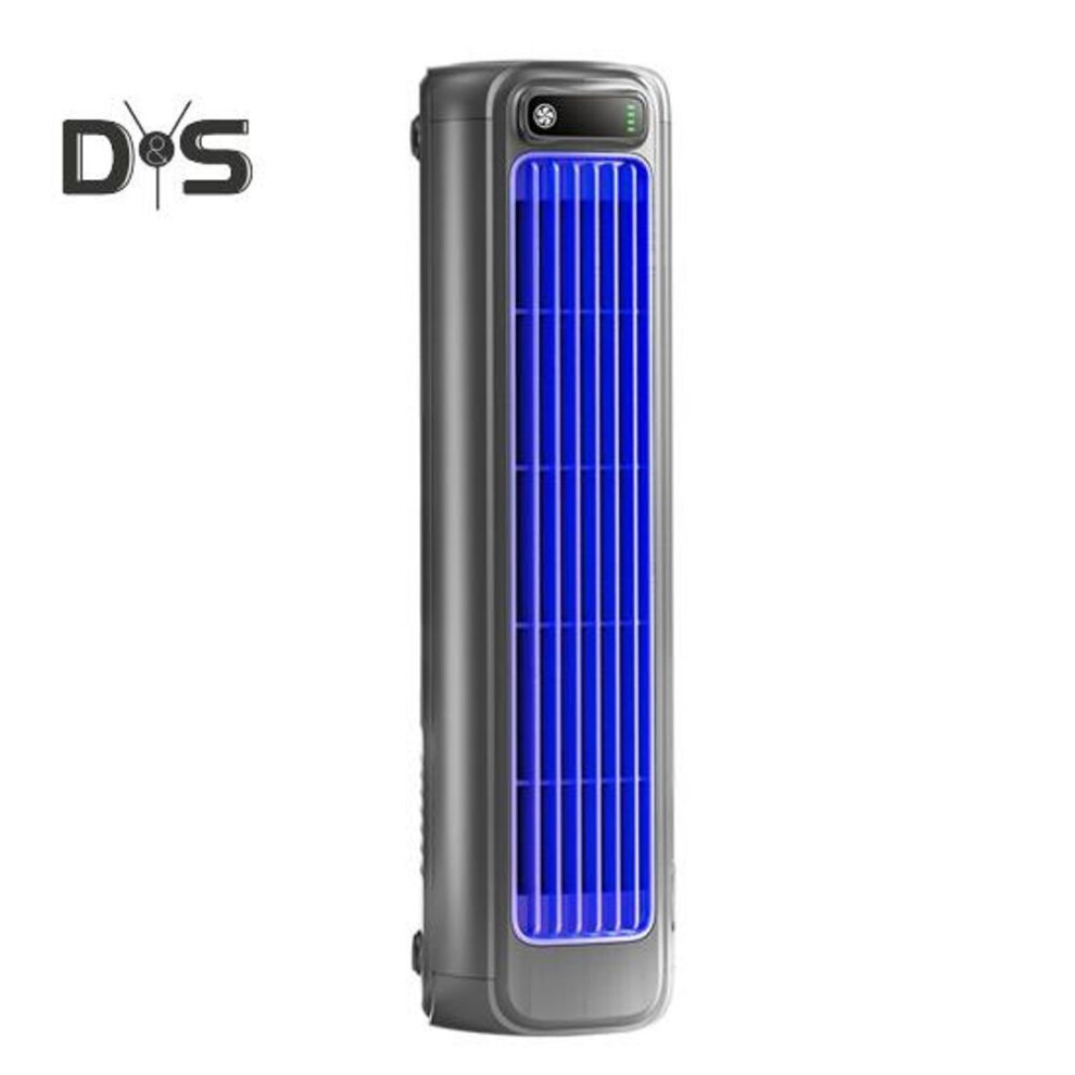 Rechargeable Tower Fan Personal Air Conditioner with 3 Speed Settings Strong Airflow Low Noise Adjustable Tabletop Electric Cooling Fan