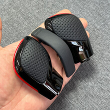 -51 Stück schwarze Einbrennfarbe mit Leder-Schaltknauf, Seitenabdeckung mit Logo für VW Golf 6 7 R GTI
