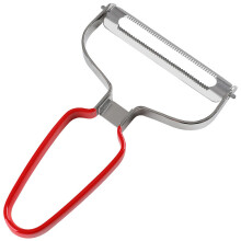 Wide mouth stainless steel cabbage grater with silicone handle Vegetable potato peeler Peeler