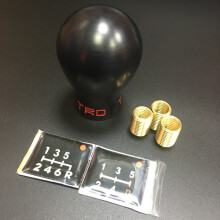 (Black TRD)Car Gear Shift Knob Manual MT Nissan Sport Gearknob Shift Pen Head Ball BOOST for TOYOTA