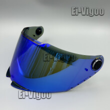(Revo Dunkelblau) Helmvisier für MT THUNDER 4 SV Helm MT-V-28B Ersatzhelmbrille Schutzbrille