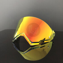 (Gold Rot) AGV AX9 Helmvisier AGV AX9 Motorradhelmvisierbrille beschichtet Silber Rot