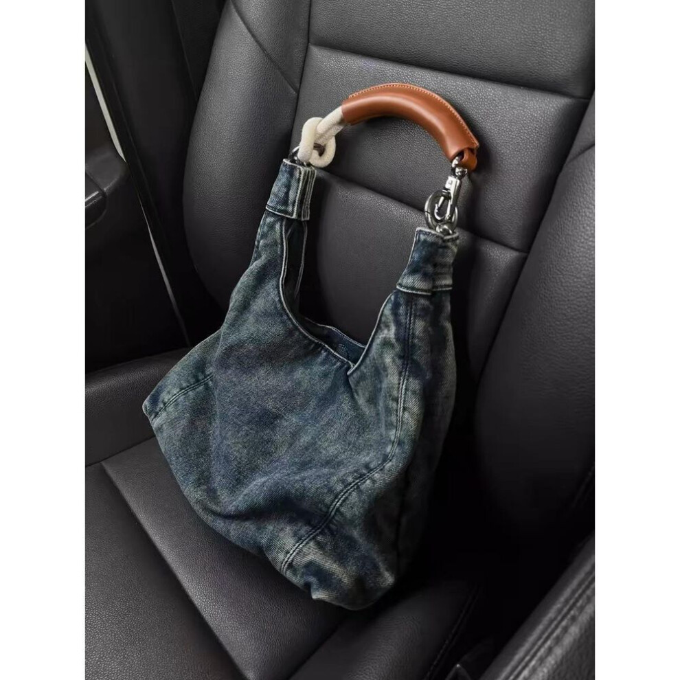 Women's High-Grade Denim Tote: 2025 Spring/Summer Casual Shoulder Bag