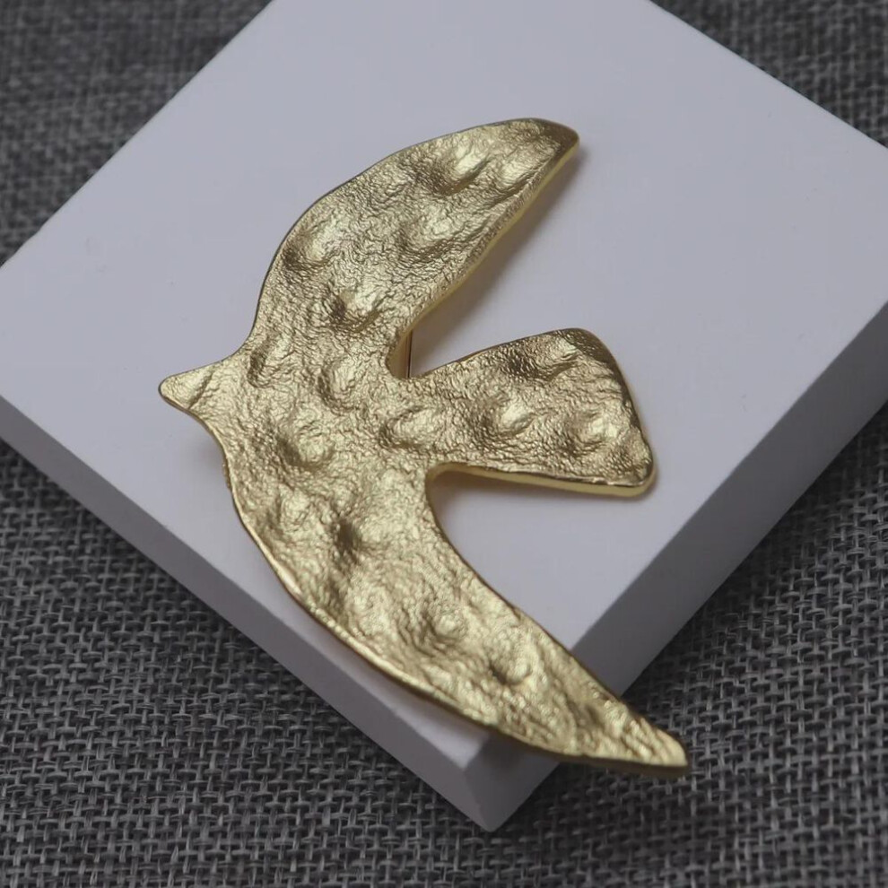 Medieval French Cecile Peace Dove Brooch Replica