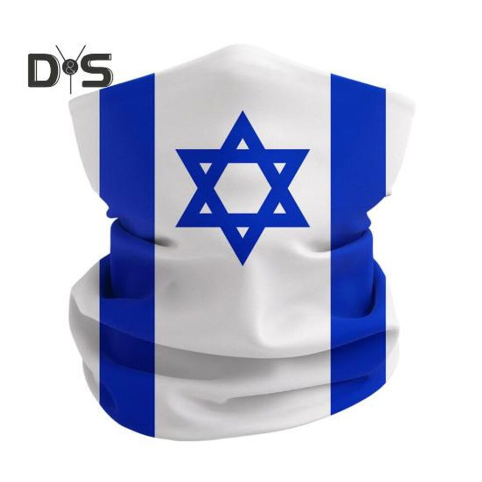 Israel Flag Cycling Face Guard Windproof Sun Protection Breathable Men Women Summer Outdoor Headband Neck Gaiter Bandana