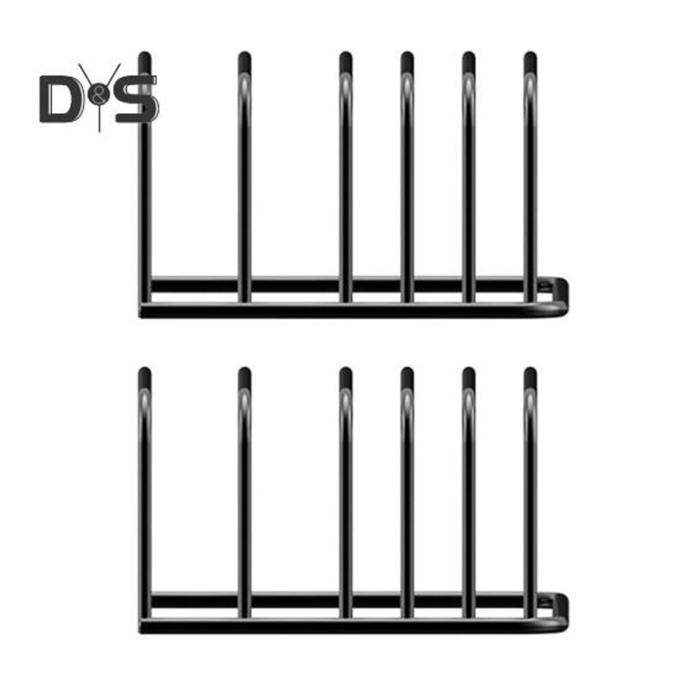 2Pcs Cutting Board Holder Kitchen Organizer Rack Multipurpose U-Shaped Bracket Pot Lid Holder Multi-Layer Rack Shelf