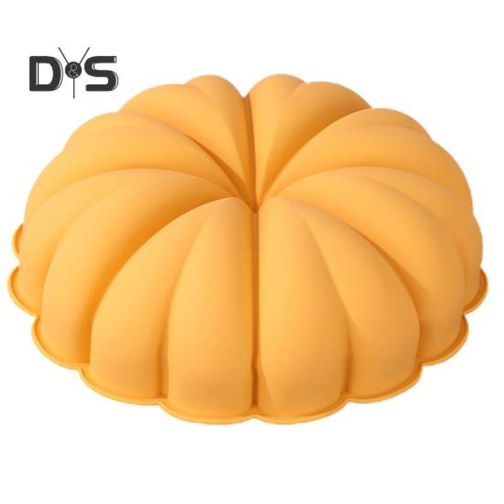 Halloween Pumpkin Cake Pan Easy Release Non-Stick Convenient to Clean Food-grade Kitchen Silicone Cake Mold