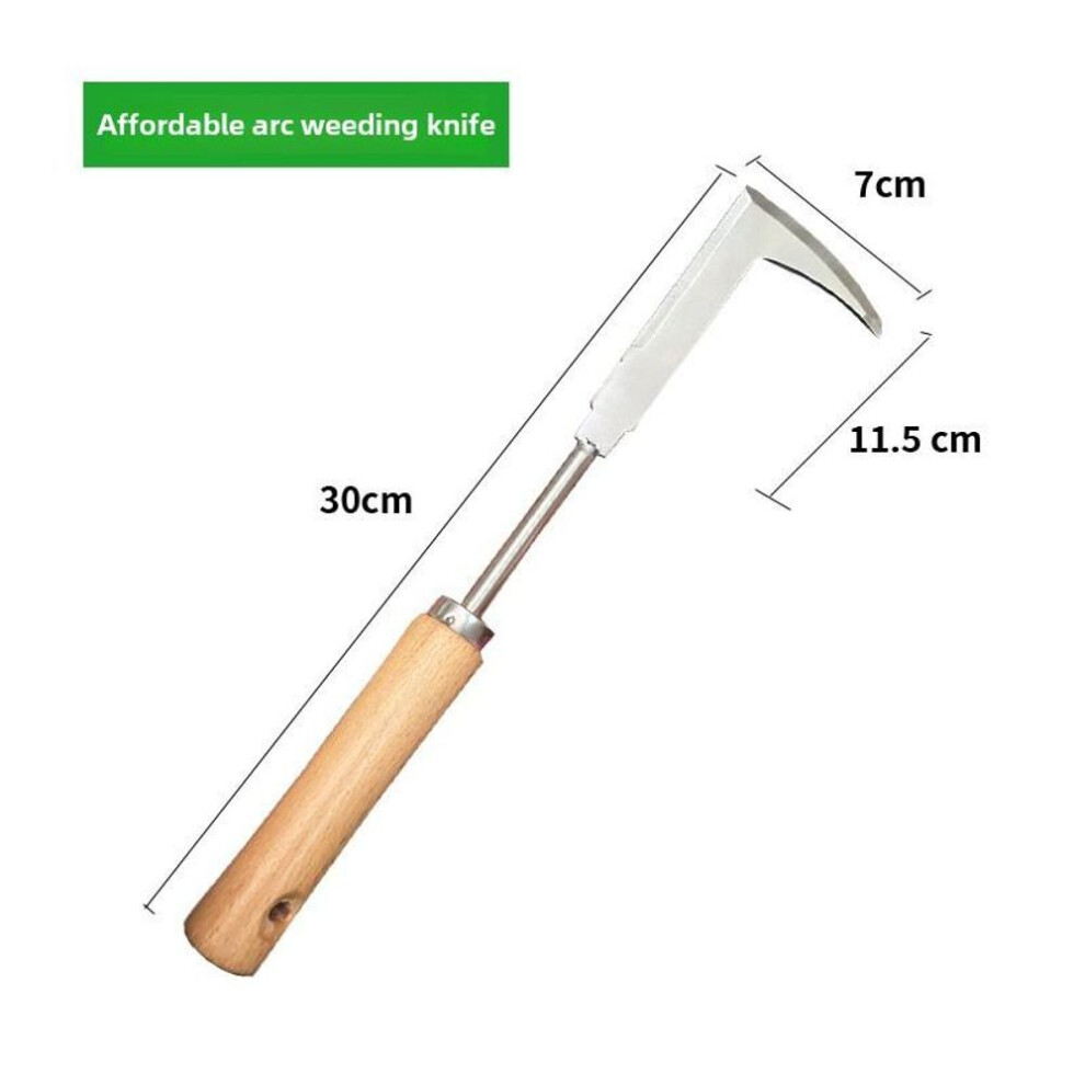 Garden Hand Weeder Tool Manual Root Puller Soil Cultivator With Ergonomic Handle For Weed Removal And Garden Maintenance
