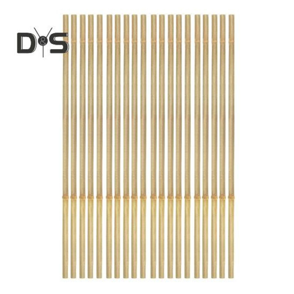 20 Pcs Bamboo Plant Support Stakes Reusable Garden Stakes Natural Bamboo Sticks Support Poles For Orchid Tomato Vegetables Climbing Plants