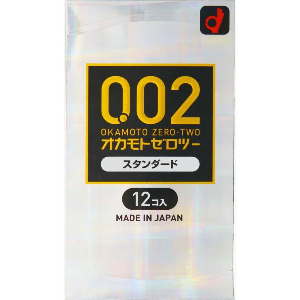 OKAMOTO Okamoto Zero Two Zero Two Clear 12 pcs. Pack of 1 Standard type Pleasant to the touch! Pack of 1
