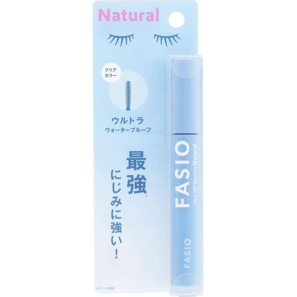 Kose Fatio Ultra Wp Mascara Natural 00 Clear Color 6g Eye Makeup Mascara Apply As If Lifting Lashes. When Removing, We Recommend Fashio Mascara Remove