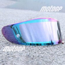(Regenbogen) Motorradhelmlinse UV-Schutz PC-Visierlinse Modellkoffer SHOEI X14 X-14 Z7 Z-7 X-Spirit