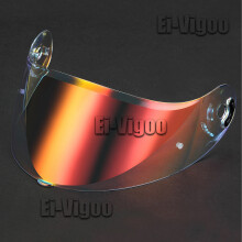 (Revo Red) Helmvisier NOLAN X-Lite X-803 Motorradhelmlinse Pinlock Kratzfestes Schild Motorrad