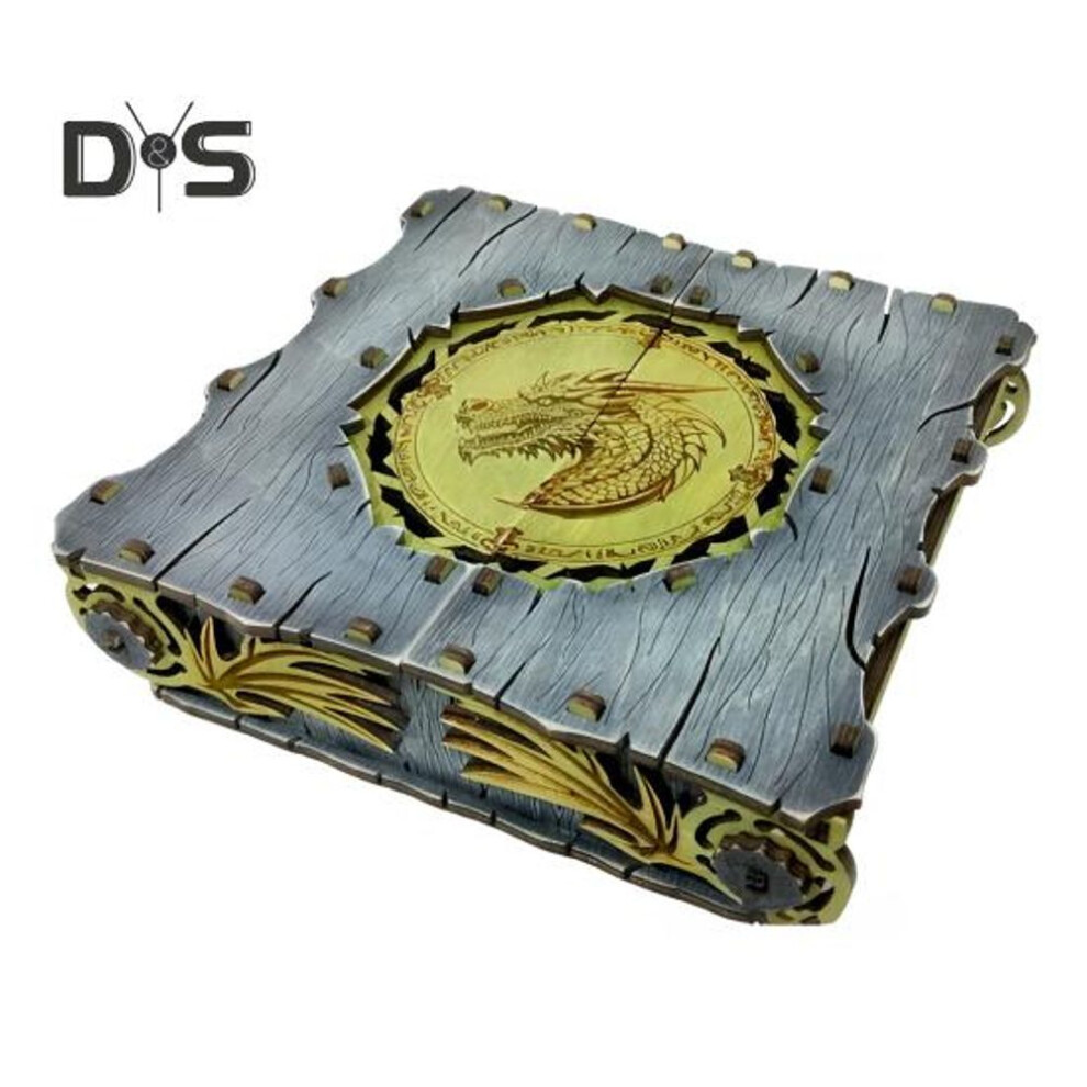 Dragon Pattern Storage Box Wooden Jewelry Box Handcrafted Vintage Art Storage Box Gift For Collectors Dragon Enthusiasts