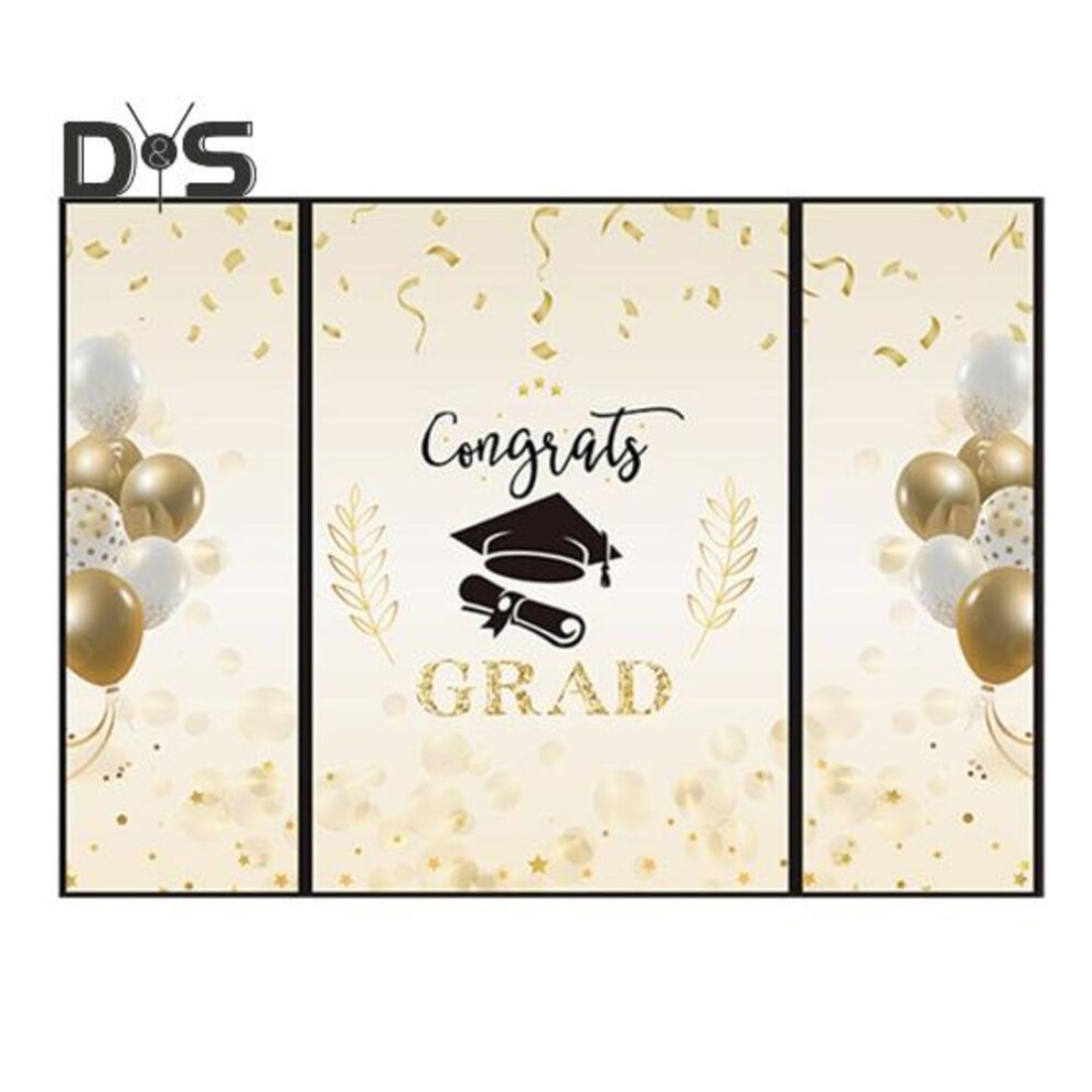 Graduation Signature Book College High School Graduation Guest Book Gold Black Signing Card Board For Grad Party Supplies
