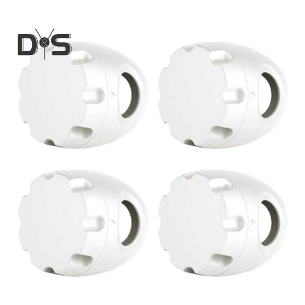 4pcs Childproof Door Knob Covers Easy Assembly Stylish Design Minimalistic Convenient Simple Operation Doorknob Handles