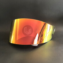 (Gold Rot) Glamster CPB-1V Helmvisier Motorradhelmlinse Retro Helmvisierlinse Helmzubehör