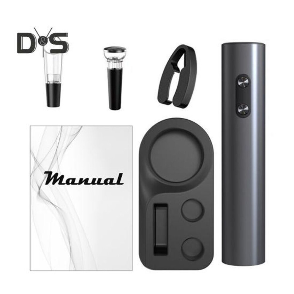 Electric Wine Opener Automatic Corkscrew Rechargeable Wine Dispenser Foil Cutter Vacuum Stopper Efficient Bottle Opener Tool for Kitchen Parties
