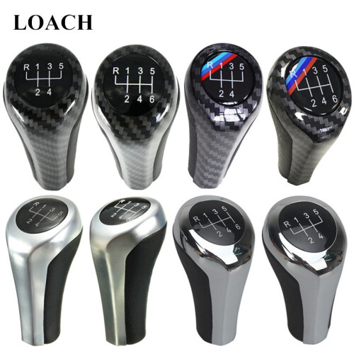 (5Speed Carbon Line) Versnellingspookknop voor BMW 1 3 5 6 Serie E46 E53 E60 E61 E63 E65 E81 E82 E83 1