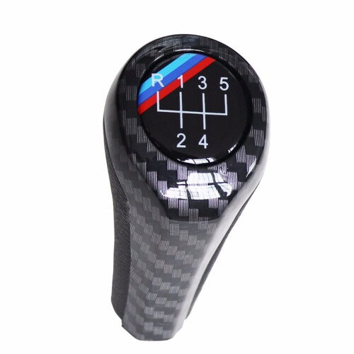 (5Speed Carbon Line) Versnellingspookknop voor BMW 1 3 5 6 Serie E46 E53 E60 E61 E63 E65 E81 E82 E83
