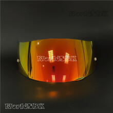 (Rotgold) Helmvisier für AGV K1 K3SV K5 Motorradzubehör Motorrad Kratzfeste Windschutzscheibe