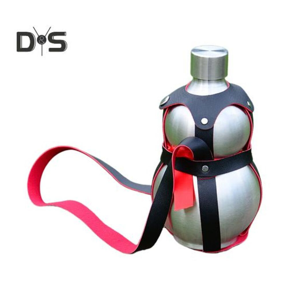 Gourd Water Bottle 1500ml Stainless Steel Sports Travel Gym Bottle Chinese Retro-inspired Eye-catching Gourd Style Water Bottle For Monkey King Game