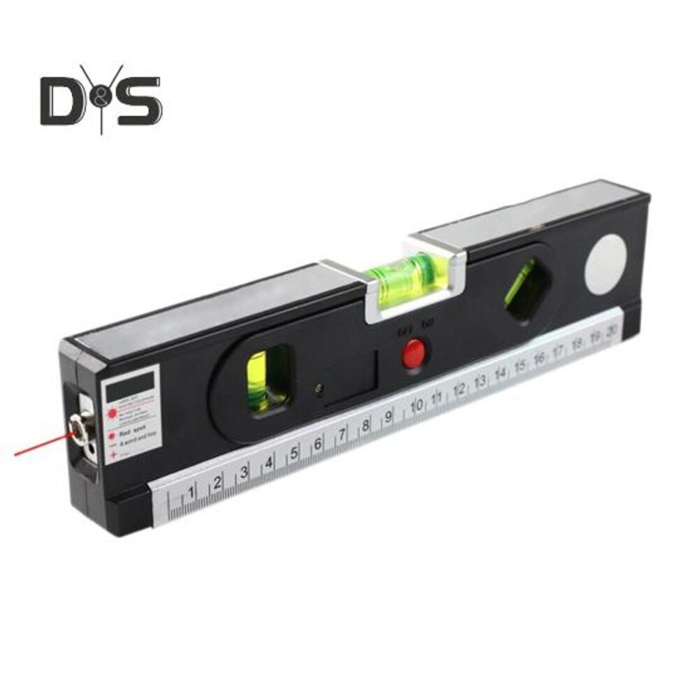 Magnetic Level Tool Accurate Measurements Compact Size Portable Widely Used Bubble Leveling Tube with Metric Rulers