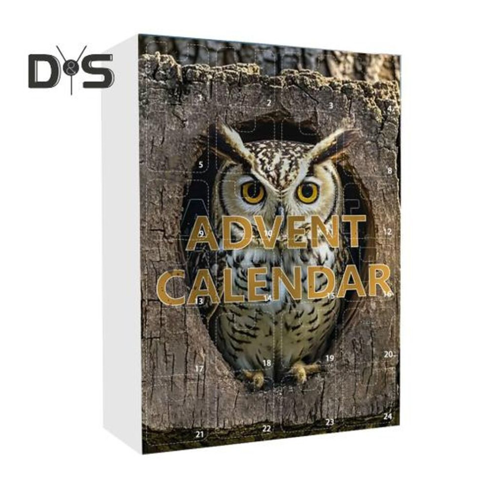 2024 Forest Animal Ornaments Advent Calendar Acrylic Animals Christmas Tree Hanging Decor 24 Days Countdown Calendar