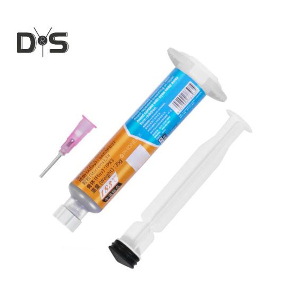 1 Set 35g Soldering Paste Strong Adhesion Anti-Corrosion Soldering Flux Cream SMT Soldering Agent Workshop Supply