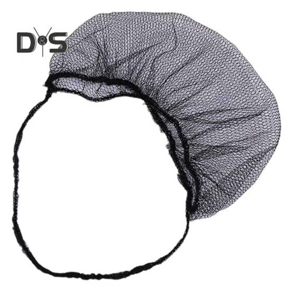 100pcs Disposable Nylon Beard Net Breathable Heavy Duty Elastic Band Food Service Cooking Black Men Beard Guard Protector Mesh Cover