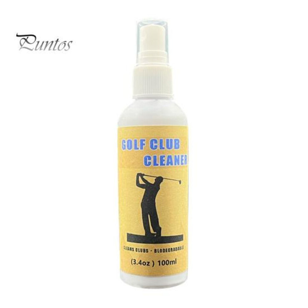 100ml Golf Club And Grip Cleaner Golf Club Cleaning Spray Bottle Remove Grime Dirt And Sweat Cleaner for Clubs Irons Drivers