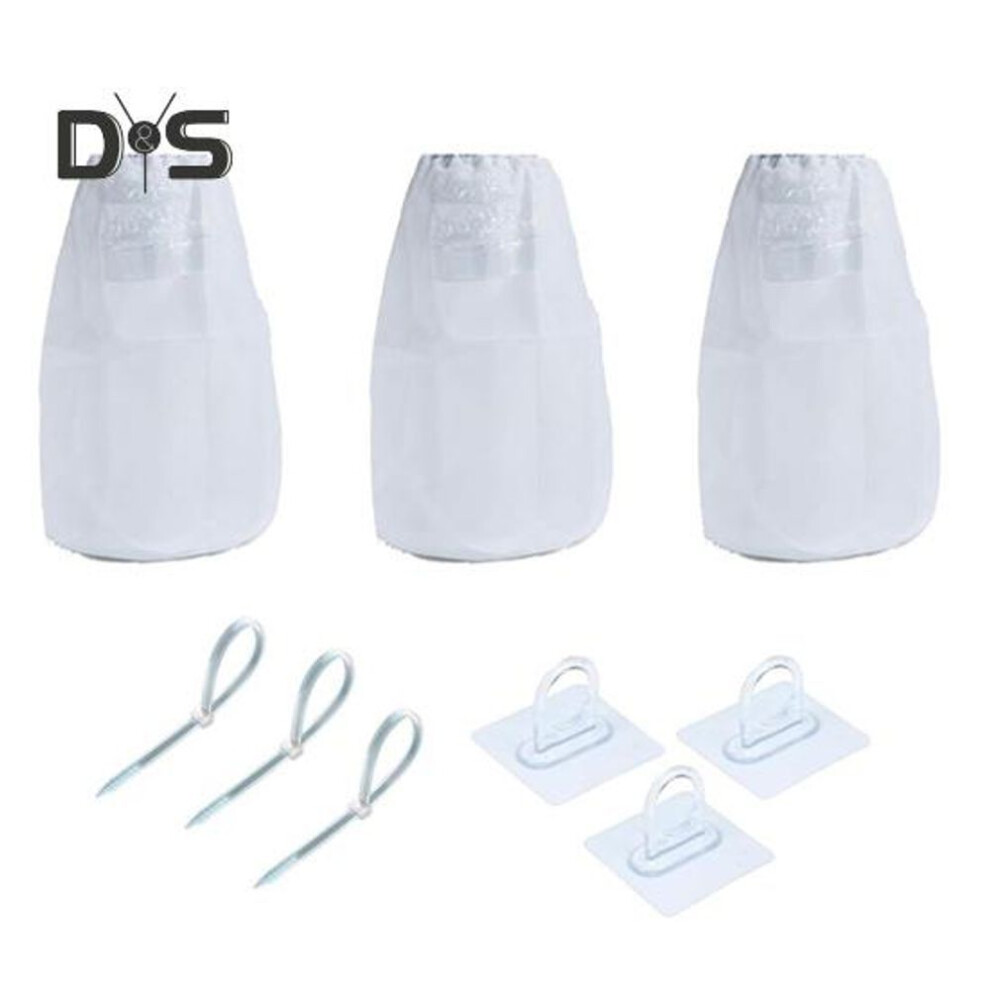 3 Pcs Dryer Vent Lint Catcher Bag Dryer Lint Dust Bag Indoor Outdoor Lint Catcher Trap And Filter For Ventless Dryer Vent Capturing Lint And Dust