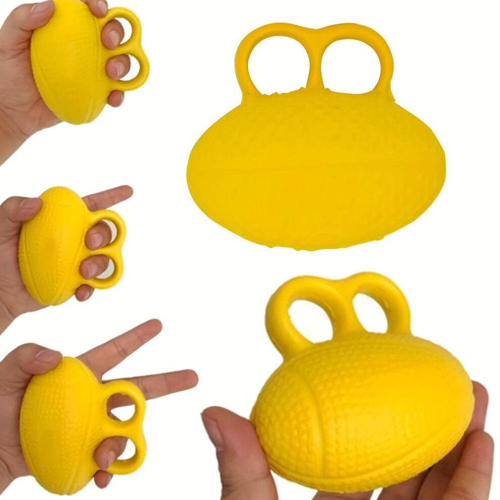 Hand Exercise Ball Finger Therapy Ball 2Pcs-Grip Strengthening, Improve Flexibility,Squeeze Stress Relief Balls, Resistance Strength Trainer For Hand