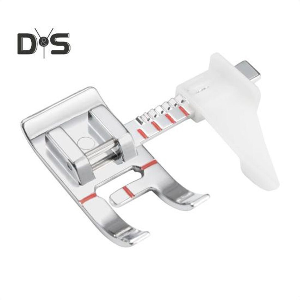 Sewing Machine Presser Foot Adjustable Guide Snap-On Stainless Steel Quilting Patchwork Stitching Low Shank Domestic Sewing Machine Feet
