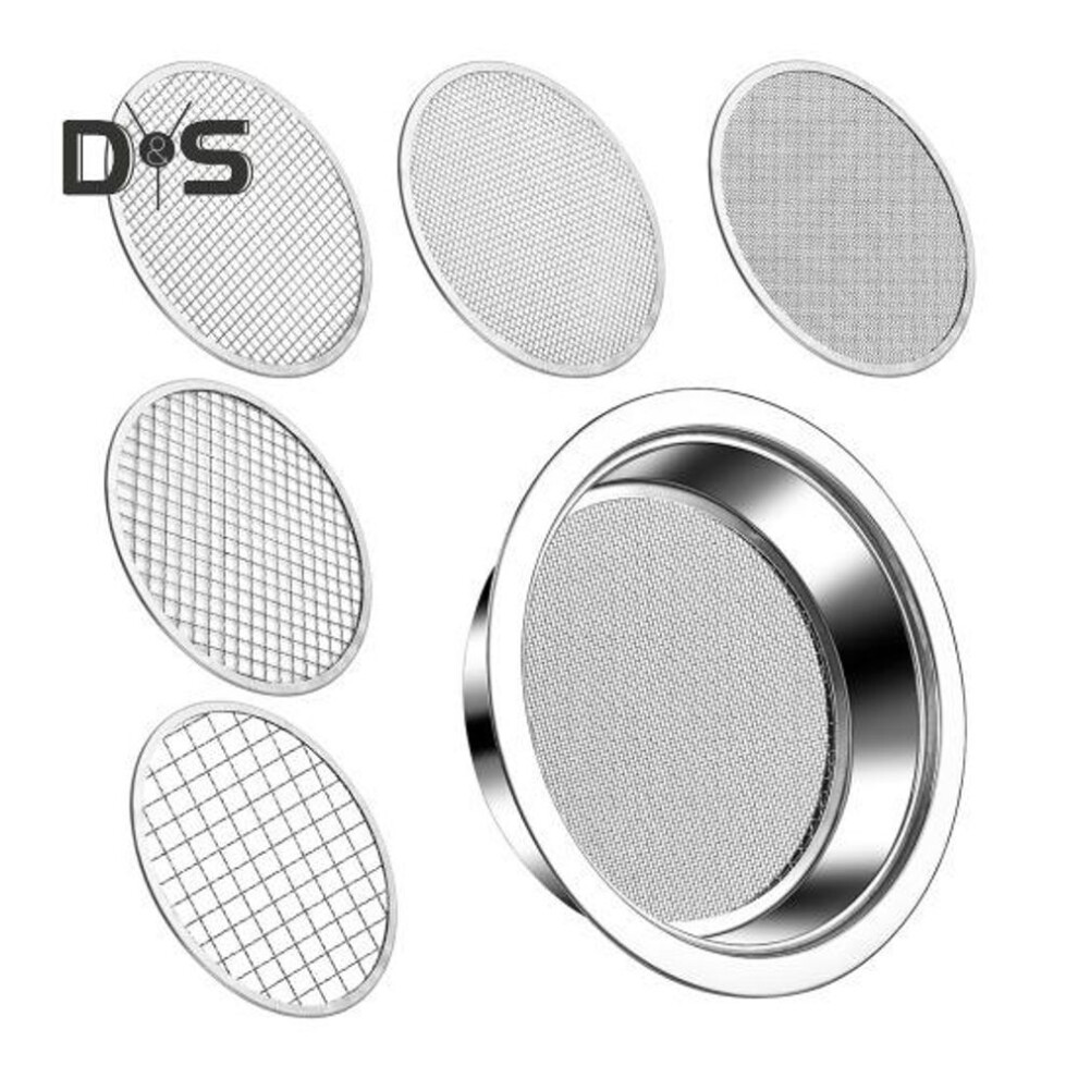 Soil Sifter Set Stainless Steel Sieve Frame With 5 Mesh Sieve Pans Rustproof Garden Sieve Kit For Stones Weeds Filtration