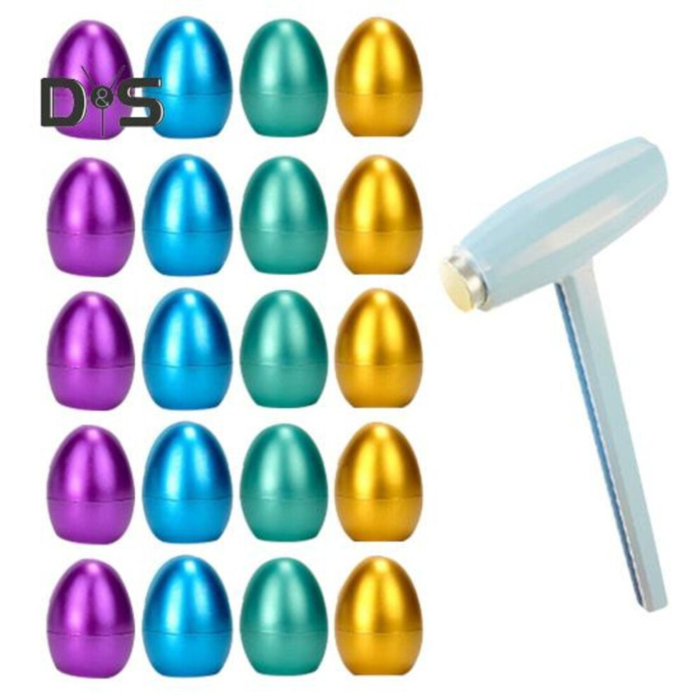 20pcs Easter Eggs Filled With Rabbits Surprise Toys For Kids Stress Relief Toys Colorful Plastic Eggs Easter Basket Gifts Party Favors