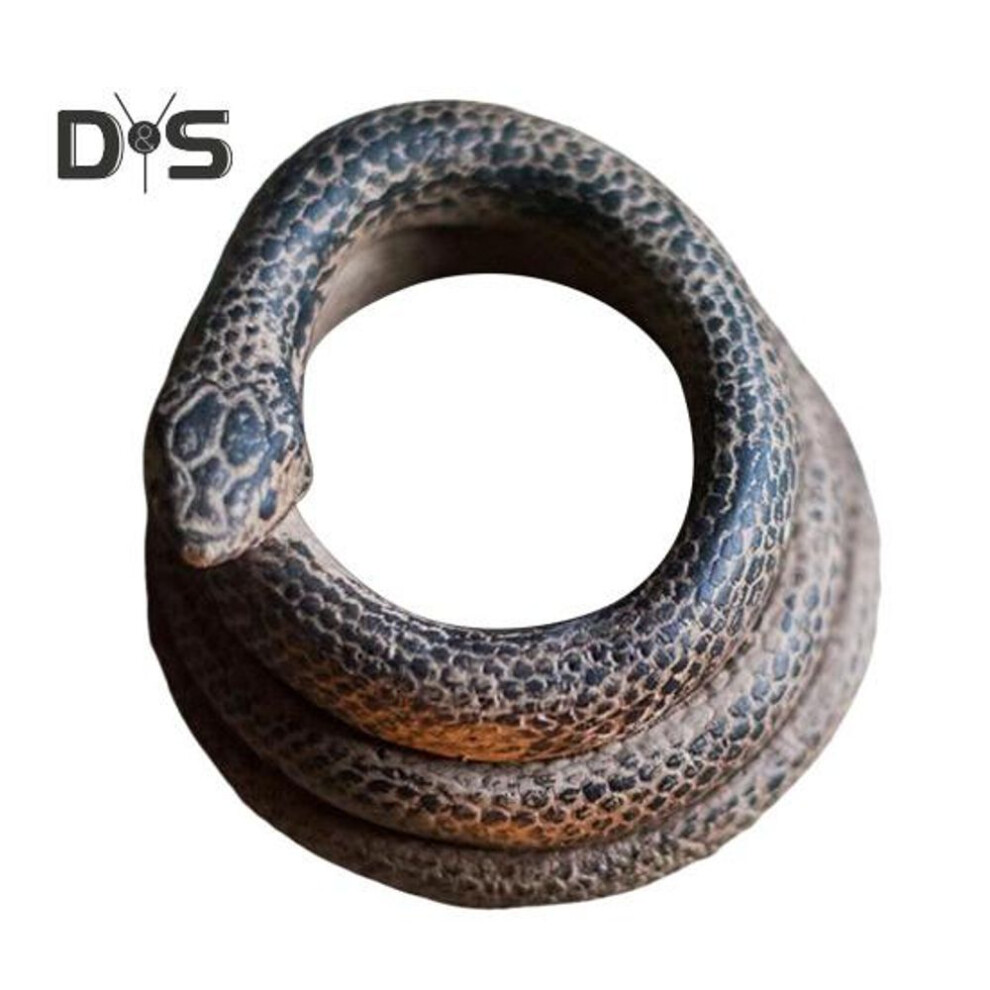 Coiled Snake Concrete Candle Holder Votive Tealight Candle Stand Realistic 3D Snake Candlestick Decoration Ornament Holiday Party Table Centerpiece