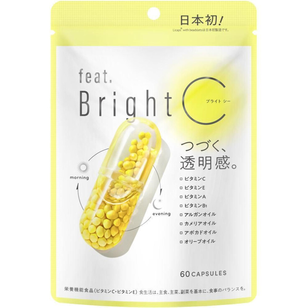 Nature Labo Feat. Bright C 60 Capsules Whitening Beautiful Skin Whitening