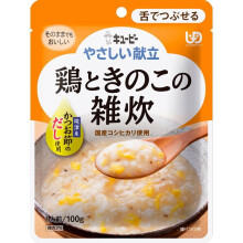 Kewpie Easy Menu 100g chicken and mushroom porridge Retort Soft food and eating utensils Retort