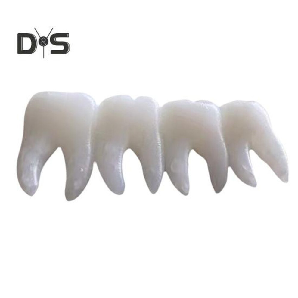 (white) Girl Teeth Hair Clips Halloween Gothic Style Tooth Shape Hairpins Glow In The Dark Hair Pins Hair Accessories