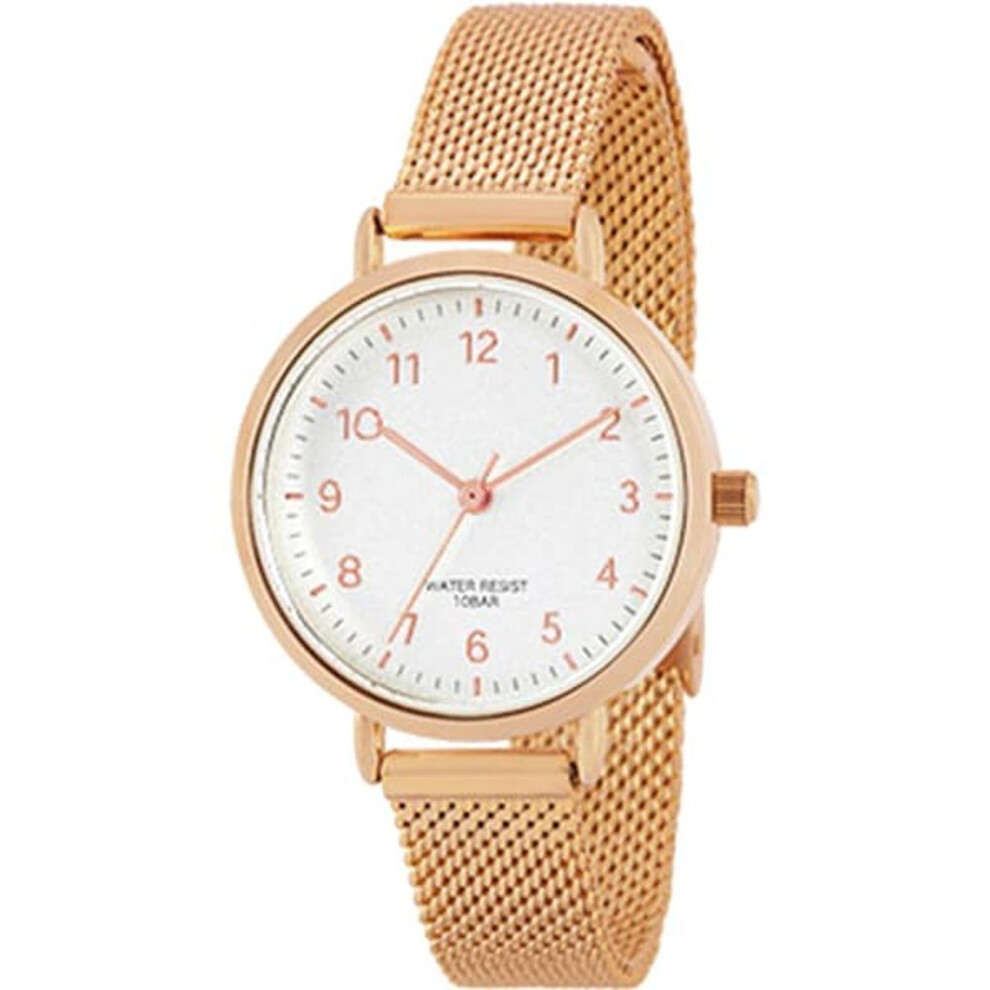 J-AXIS Unisex BL1212-PG (SFR Women's Fashion Watch 10atm Waterproof Watch Sun Flame) Watch